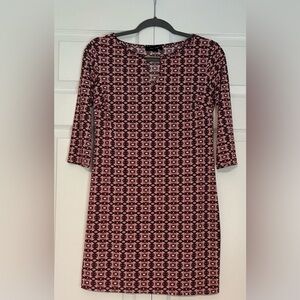 Atmosphere Pink Patterned Dress